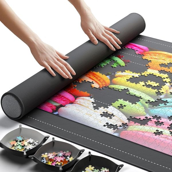 Original Newverest Puzzle Mat Roll Up,Protective Mat 46" x 26"Portable Preserver