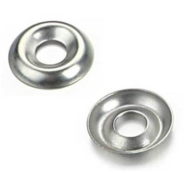 (250) 1/4" Nickel Plated Countersunk/Cup Finishing Washers