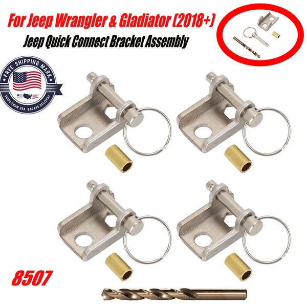8507 For Jeep Quick Connect Bracket Assembly – Wrangler & Gladiator (2018+)