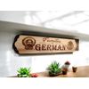 Personalized Laser Engraved Wood Sign 26.6"(W) Customized. Add Last Name