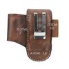TOURBON Leather Knife Sheath Belt Holster Pouch Folding Multitools Pliers Case