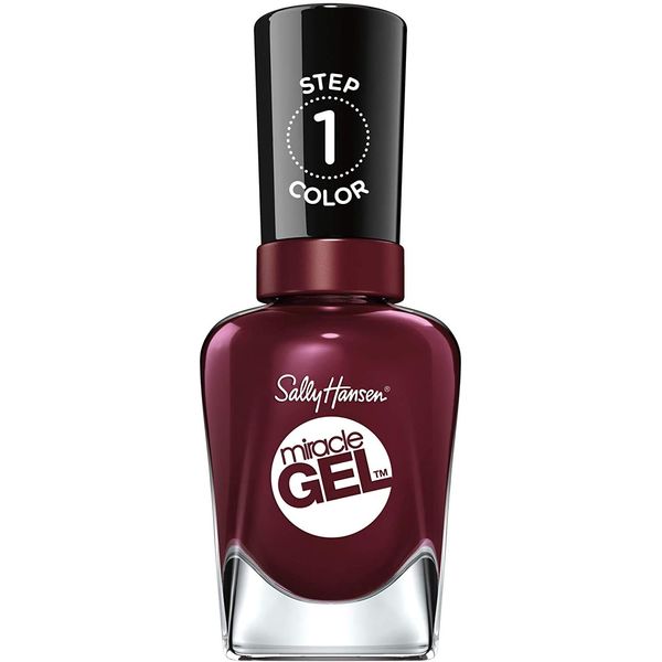 Sally Hansen Miracle Gel Nail Polish, Shade Wine Stock 479 (Packaging May Vary)