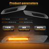 POPMOTORZ LED Side Indicator, 2Pcs Turn Signal Light Compatible with E81 E82 E87 E88 E90 E91 E92 E93 E60 E61 E84 E83, Side Indicator with Canbus Design Error Free 2835 SMD