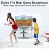 SWCTIM Wii Remote Controller 2 Pack Compatible with Nintendo Wii,Wii U Controller with Silicone Case and Wrist Strap,Not Motion Plus,White