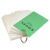 Life Equal Word Card 5 x 3 Size, Solid Color, Green P319B