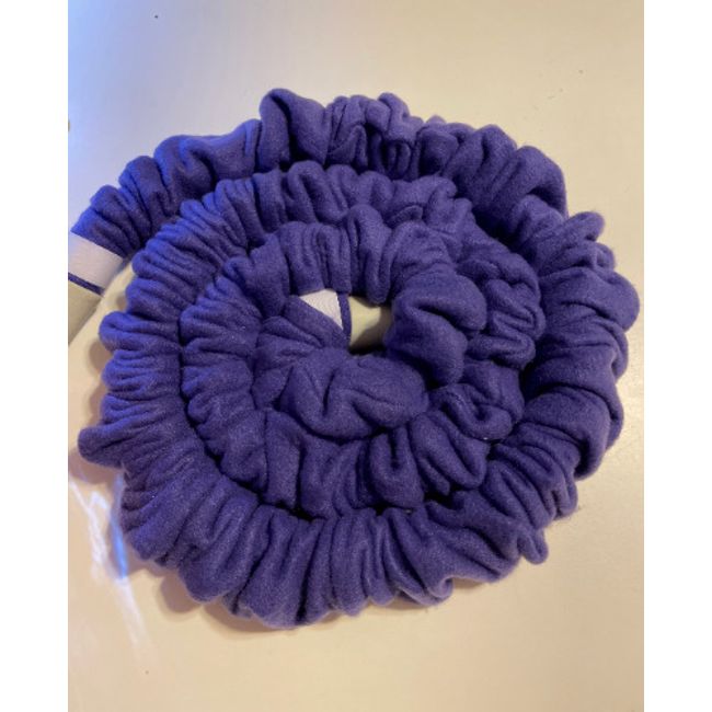 Fleece insulating CPAP BiPAP hose cover polyester for 6-9 foot hose purple