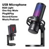 Condenser USB Gaming Microphone Streaming Podcasting Recording for Mac & Windows