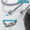 Single Handle Kitchen Faucet w Pull down Sprayer, Brushed Nickel & SUS304 Stainl