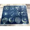 Gold Metallic Zodiac & Celestial Themed Stickers 24 Count