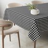 Martina Home TEFLONATED TABLECLOTH MADE Vichy Black 200X140 CM
