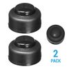 2 Pack BLACK STEP ON/OFF BUTTON Push Floor Foot Pedal Round Lamp Light Switch