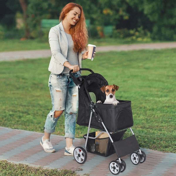 Travel Carriage for Dogs Dog Stroller Pet Cats with /Foldable  Carrier Cart