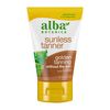 Alba Botanica Sunless Tanner, Self-Tanning Lotion for Face and Body, Golden Tanning without the Sun, Non-Streaking and Natural Looking Self-Tanner, 4 oz. Tube, (YELLOW,WHITE color)