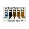 CafePress Wagging Cardigans Rectangle Magnet, 2"x3" Refrigerator Magnet