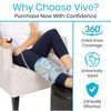 Compression Knee Ice Wrap - Reusable Brace with Air Pump - Hot/Cold Therapy for 