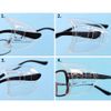 [XIXIAN] Hay Fever Glasses Size, Dustproof, Pollen Protection, Side Shield Wings for Metal Frame Protective Glasses [4 Pieces] L/S (L)