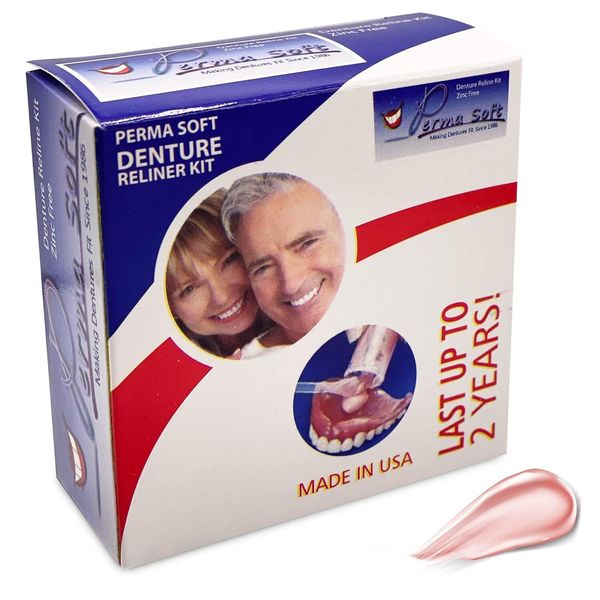 Transform Loose Dentures with Our Semi-Soft Reliner Kit – 2 Plates Included