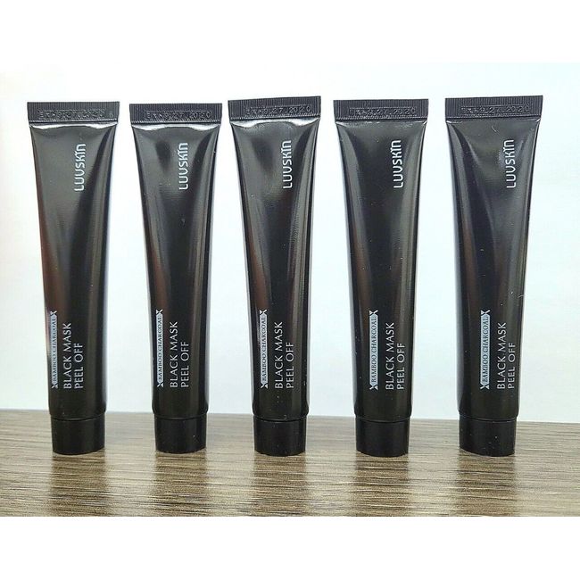 5 Packs/ Blackhead Remover Deep Cleansing Peel Off Bamboo Charcoal Made in Korea