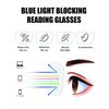 ZXYOO 6 Pack Oversize Square Design Reading Glasses for Women, Blue Light Blocking Computer Reader（6 pack Mix +1.75）