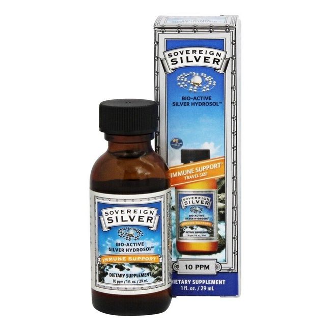 Sovereign Silver Bio-Active Silver Hydrosol Fine-Mist Spray 10 Ppm, 1 Ounces