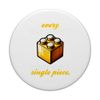 Funny Masterpiece Single Piece Building Blocks Brick Lover PopSockets Standard PopGrip