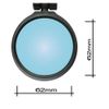 Hafny Rear View Mirror Round Type (Blue Mirror)