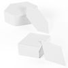 200pcs Paper Piecing Templates for Quilting - White Paper Piecing Shapes - Gem Shape, Flat Rhombus