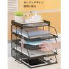 Euiuxoy Document Tray, File Rack, Letter Case, Document Storage Box, Document Organizer, A4, Tabletop Storage Rack, Letter Tray, Assembly, Vertical, Desk Document Rack, Small Storage, Document Rack,