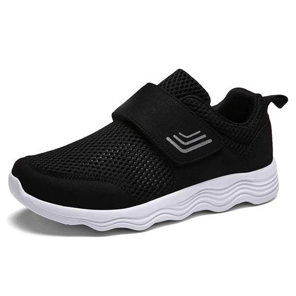 Hazako Sneakers, Walking Shoes, Elderly Shoes, Nursing Shoes, Margic Tape, 3E, Wide, Bunions, Elderly, Respect for the Aged Day, Filial piety, Unisex, 4 Colors, Stylish, US Men's Size 6 - 10 (22.0 - 27.0 cm), Type C / Black