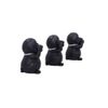 Nemesis Now Three Wise Labradors, Black, 8.5cm,B5881V2
