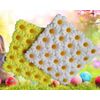 25 Pack Easter Fabric Decorative Daisies Spring - Easter Bonnet Craft Decoration (Yellow)