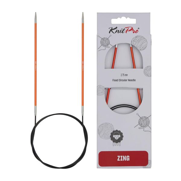 KnitPro Zing Fixed Circular Needles 60" (150cm) | Size 2.75mm