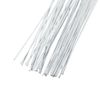DECORA 20 Gauge White Floral Stem Wire 16 inch,50/Package