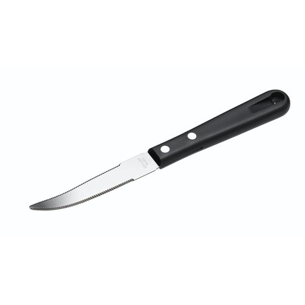 KitchenCraft Grapefruit Knife with Serrated Edge, Stainless Steel, 17.5cm, Black