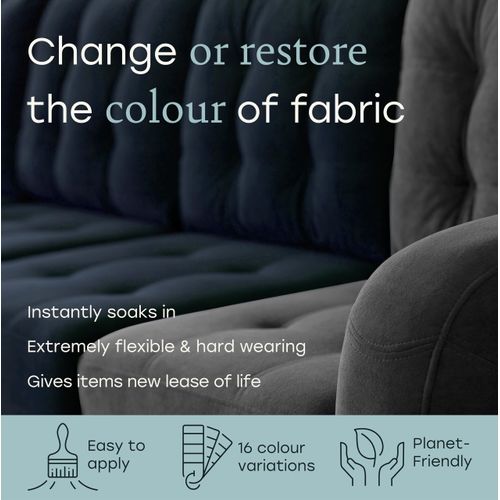 Fabricoat Fabric Paint – Restore or Change the Colour of Any Fabric - Paint Directly Onto Fabric - Transform Anything – Sofas, Lampshades, Car Interiors (250ml, Dark Green)