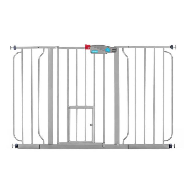 Carlson Extra Wide Walk-Through Pet Gate with Small Pet Door