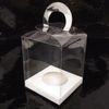 10x Extra Large Clear PVC Single Muffin Cupcake Box Display