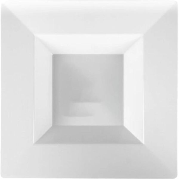 12oz Disposable Clear Square Plastic Soup Bowl Splendid Collection Design 20pcs
