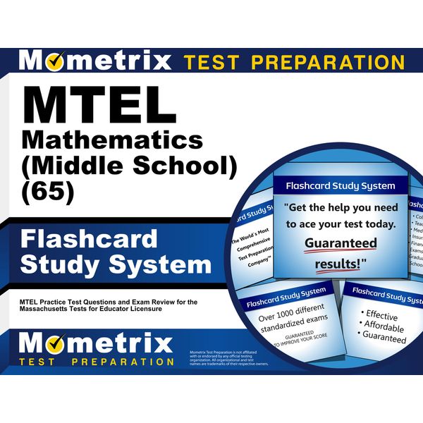 MTEL Mathematics (Middle School) (65) Flashcard Study System