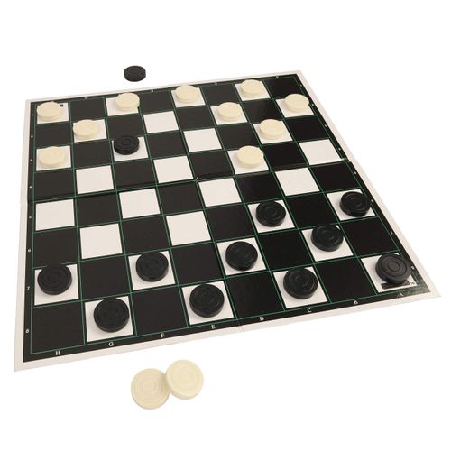 HTI Toys Traditional Games Draughts Set Board Game For Kids Adults
