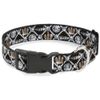 Buckle-Down Plastic Clip Collar - Bling - 1/2" Wide - Fits 8-12" Neck - Medium