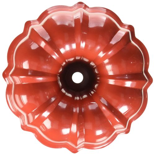 Nordic Ware Formed Bundt Pan, 12-Cup, Red