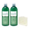 Bath & Body Works Apple 2 Pack Moisturizing Shampoo with a Natural Oats Sample Soap - Full Size
