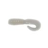 Big Bite Baits CTG311 Curl Tail Grub White, 3"