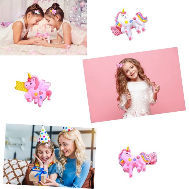 Haarspangen Mädchen, 10 Stück Baby-Haarspangen, Baby Haarclips Haarklammern Haarspangen Schleife Haarschmuck Haar Accessoire für Mädchen Kinder