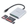 StarTech.com USB 3.0 Flash Memory Multi-Card Reader / Writer with USB-C - SD, microSD, CompactFlash card reader