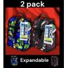 2 Pack Arctic Zone Lunch Box: Insulated, with Microban Lining, Gray/red & Gamer