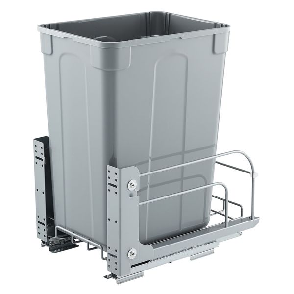 VEVOR 35QT Pullout Waste Container Under Cabinet Kitchen Bin TrashCan Soft Close
