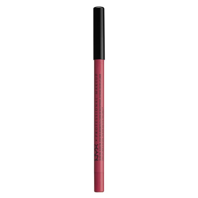 NYX PROFESSIONAL MAKEUP Slide On Lip Pencil, Lip Liner - Rosey Sunset (Strawberry Pink)