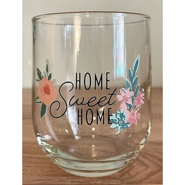 “Home Sweet Home” Stemless Wine Glass  16.8 Oz